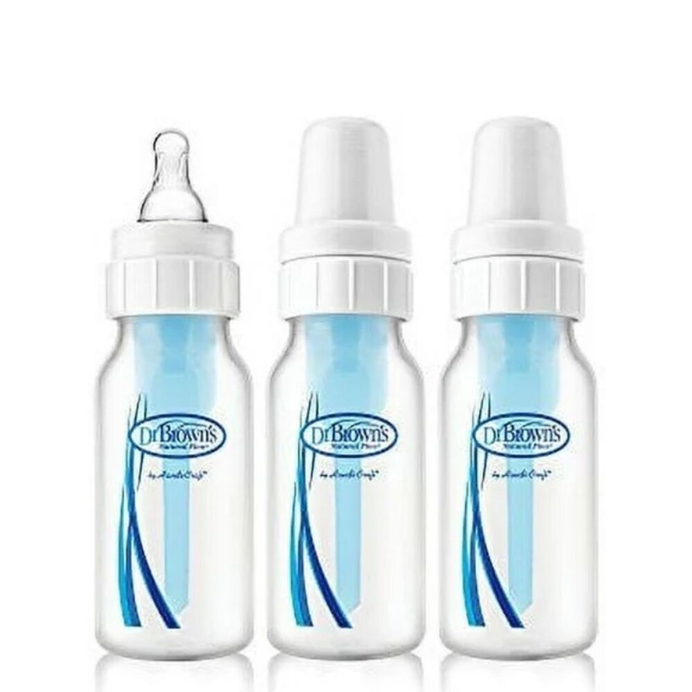 Dr.Brown’s natural FlowBlue Baby Bottles - Anti-Colic Feeding 3 packs NEW